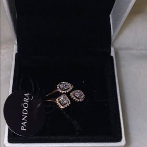 Geometric Shapes Open Ring